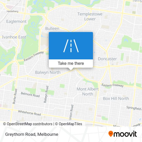 Greythorn Road map