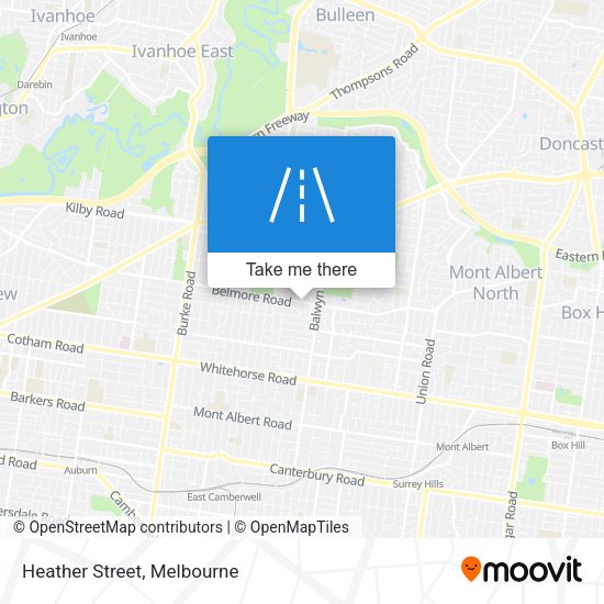 Heather Street map