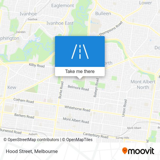 Hood Street map
