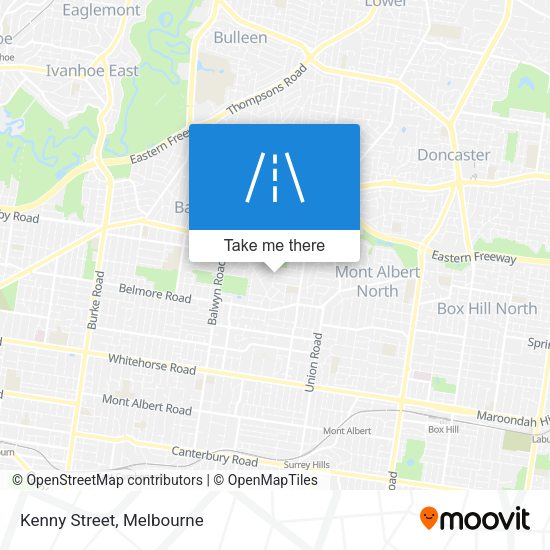 Kenny Street map