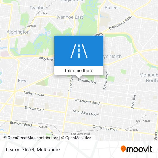 Lexton Street map