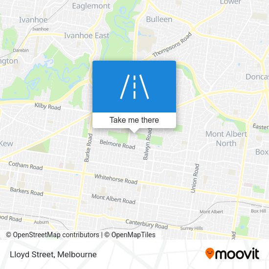 Lloyd Street map