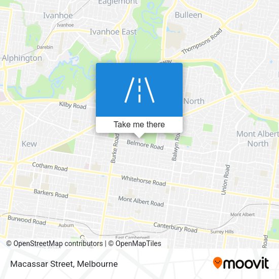 Macassar Street map