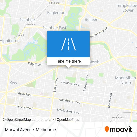 Marwal Avenue map