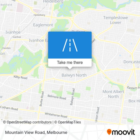 Mountain View Road map