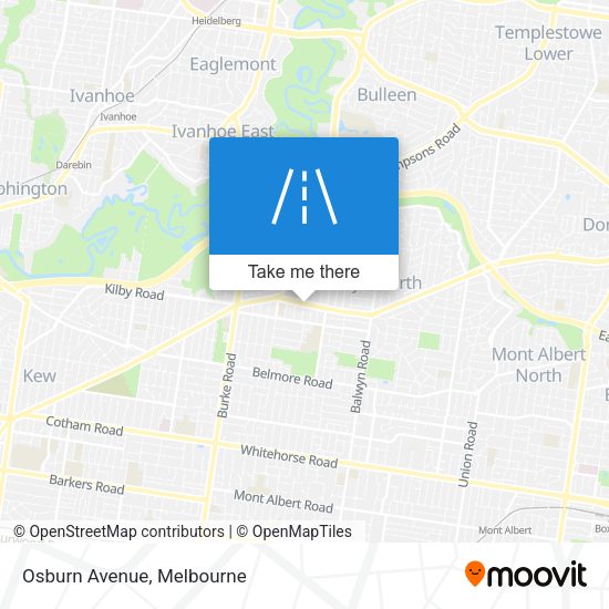 Osburn Avenue map