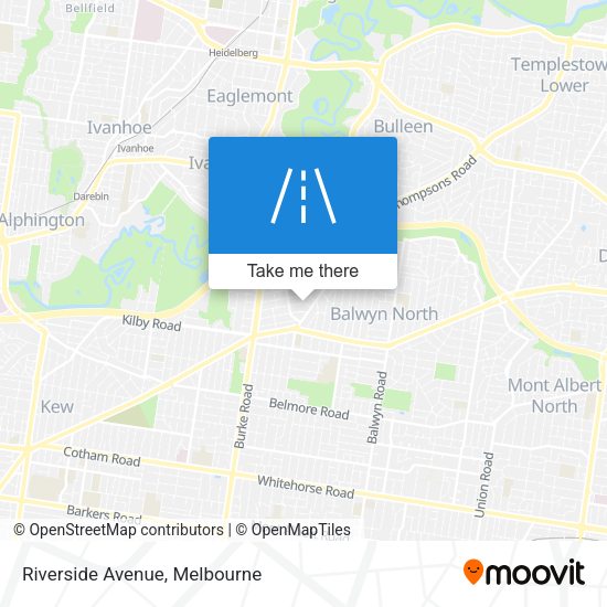 Riverside Avenue map
