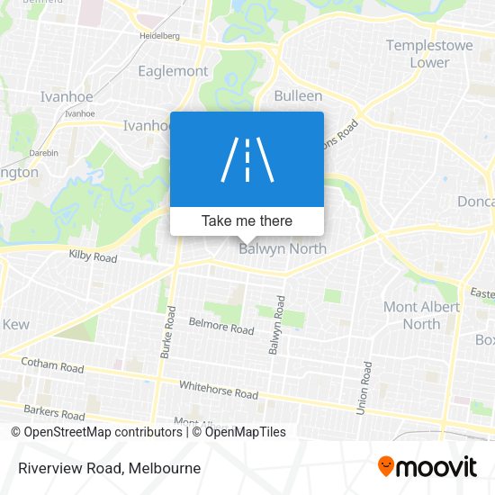 Riverview Road map