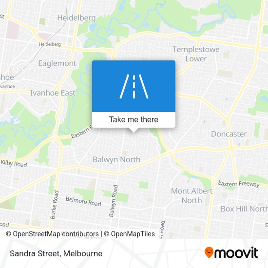Sandra Street map