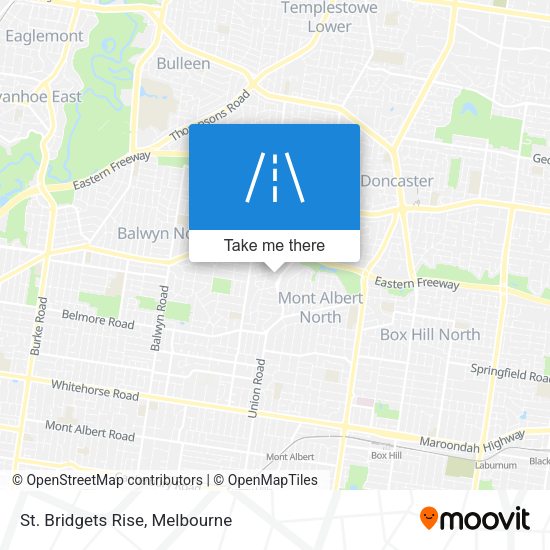 St. Bridgets Rise map