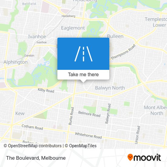 The Boulevard map