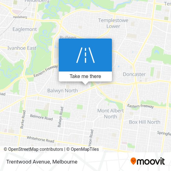 Trentwood Avenue map