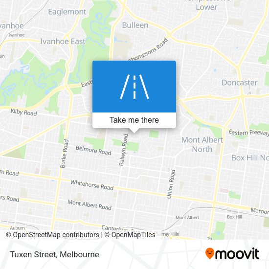 Tuxen Street map
