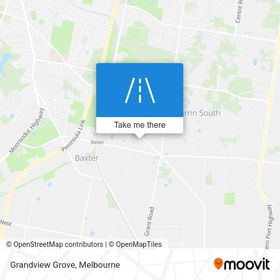 Grandview Grove map
