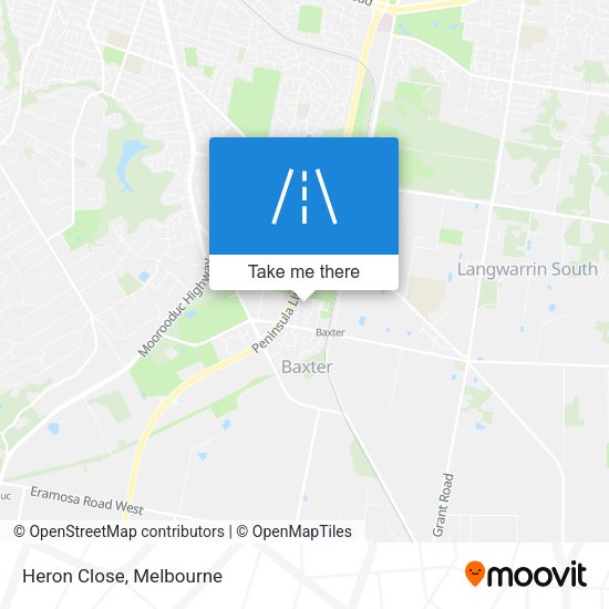 Heron Close map