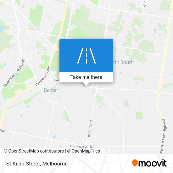 St Kilda Street map