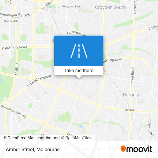 Amber Street map