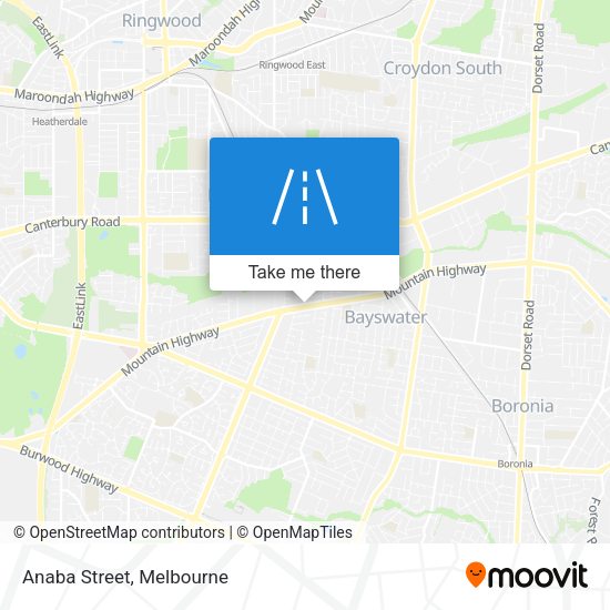 Anaba Street map