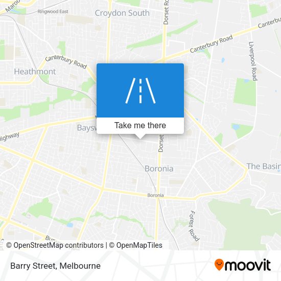 Barry Street map