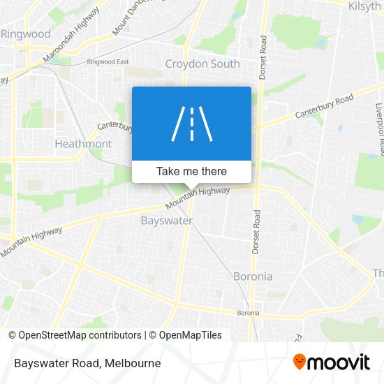 Bayswater Road map