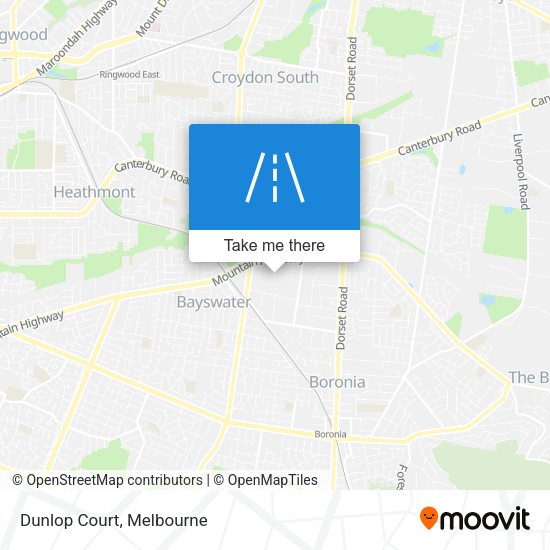 Dunlop Court map