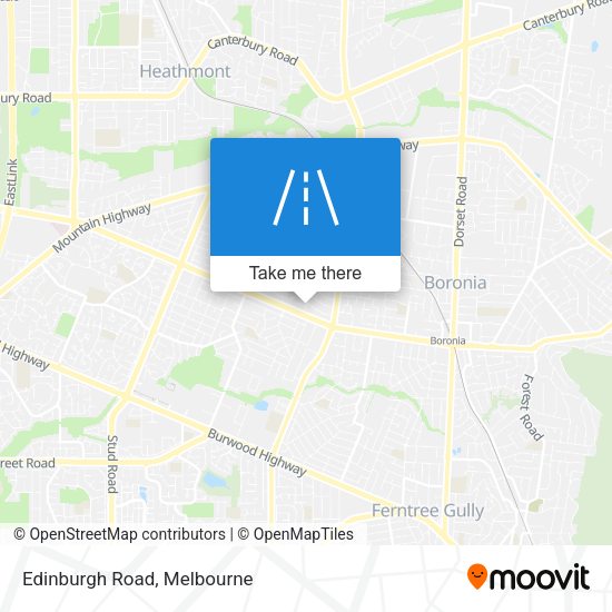 Edinburgh Road map