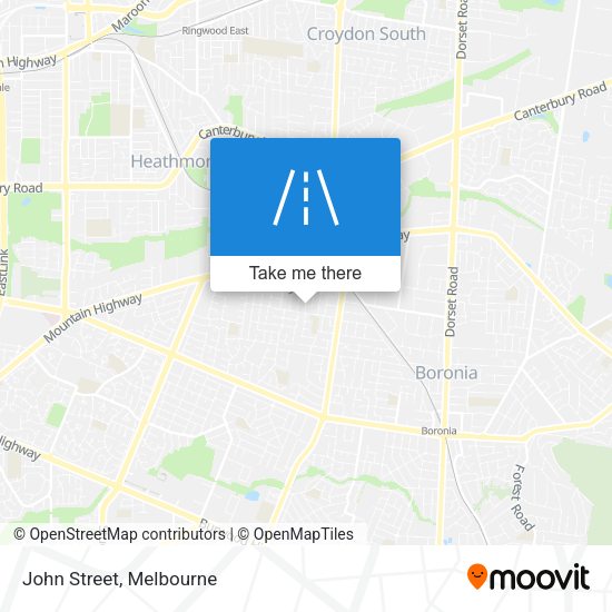 John Street map