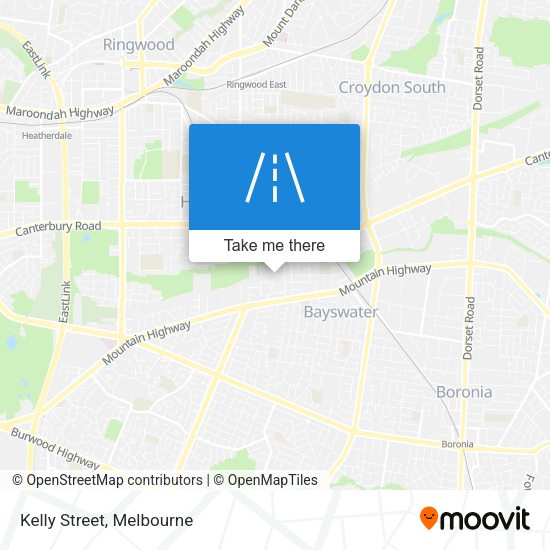 Kelly Street map