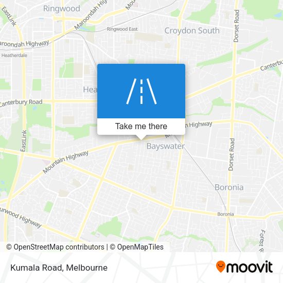 Kumala Road map