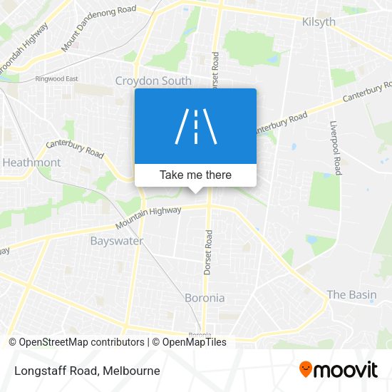 Longstaff Road map