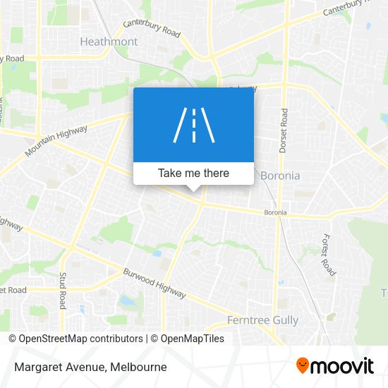Margaret Avenue map