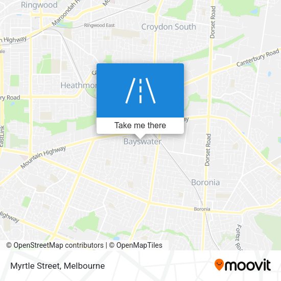 Myrtle Street map