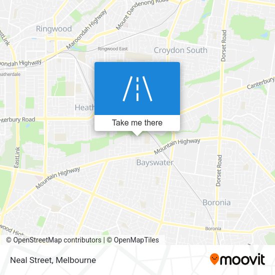Neal Street map