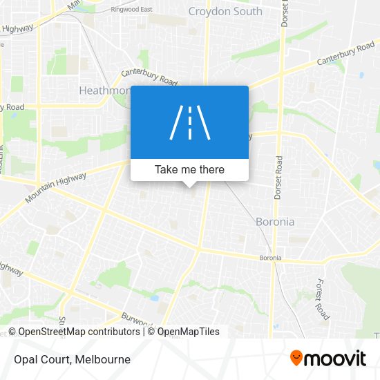 Opal Court map