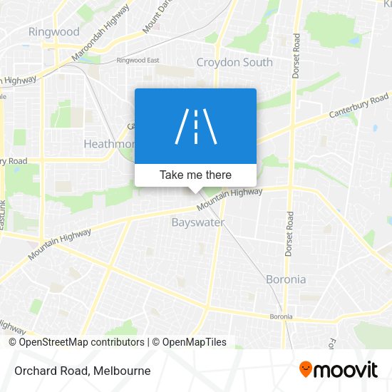 Orchard Road map