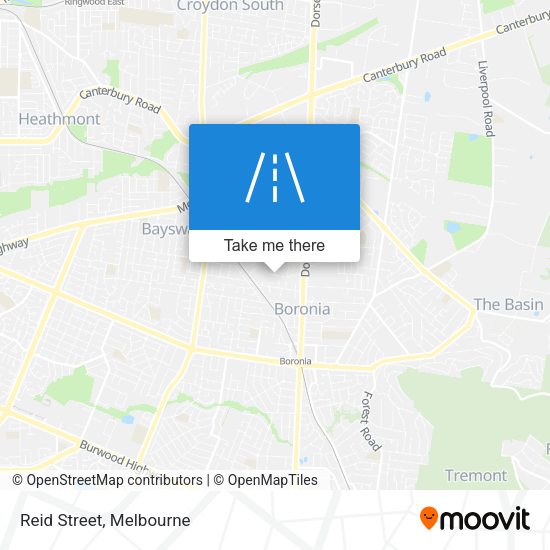 Reid Street map