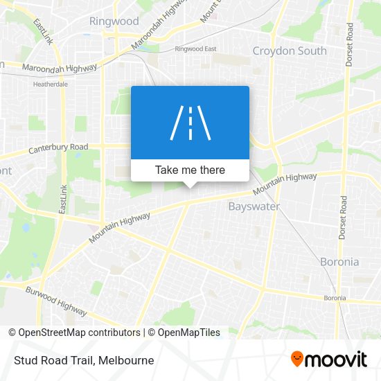 Stud Road Trail map