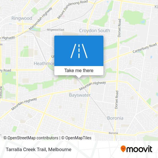 Tarralla Creek Trail map
