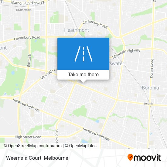 Weemala Court map