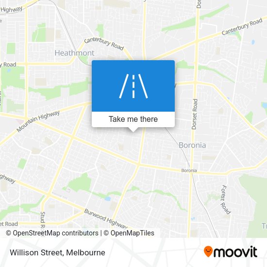 Willison Street map