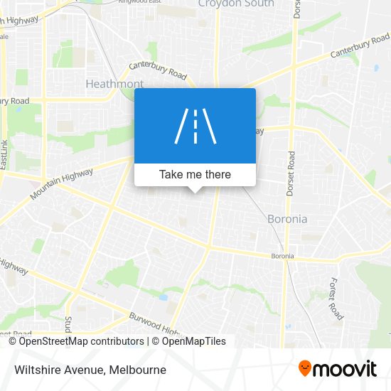 Wiltshire Avenue map