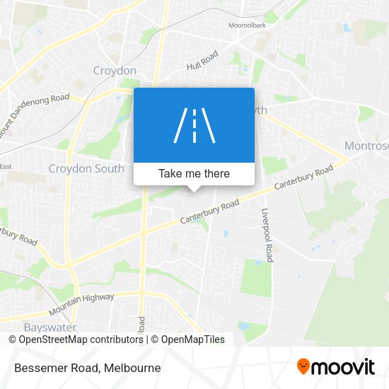 Bessemer Road map