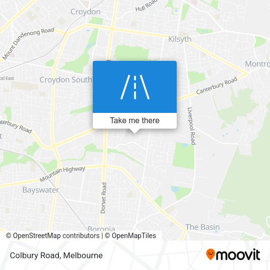 Colbury Road map