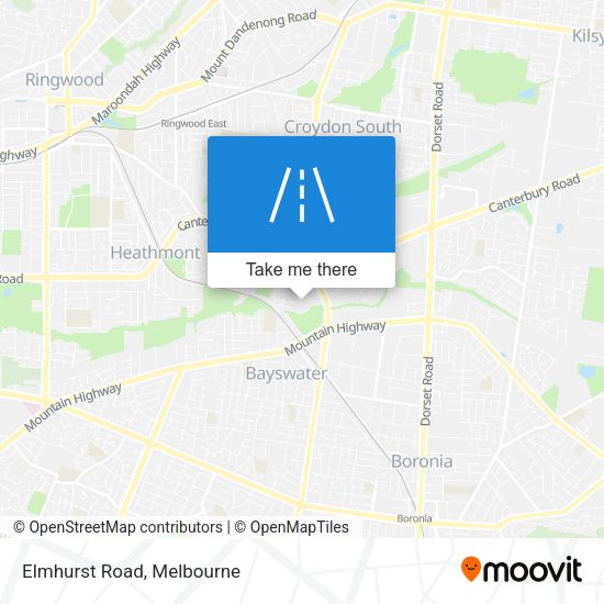 Elmhurst Road map