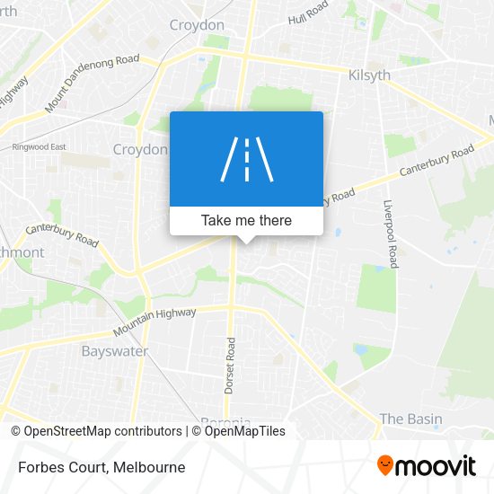 Forbes Court map