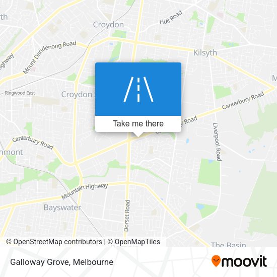 Galloway Grove map