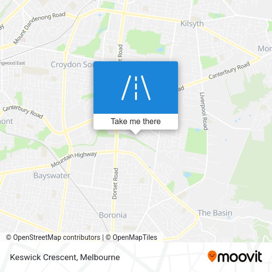 Keswick Crescent map