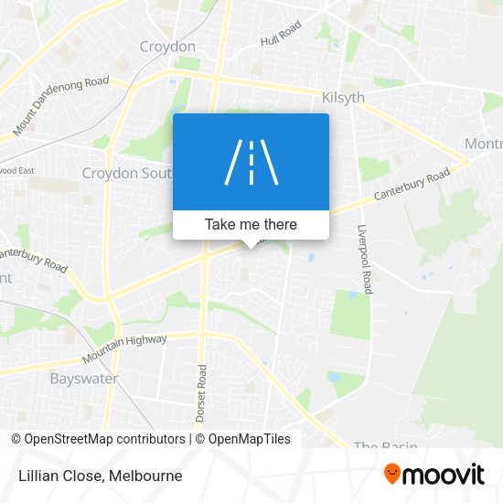 Lillian Close map
