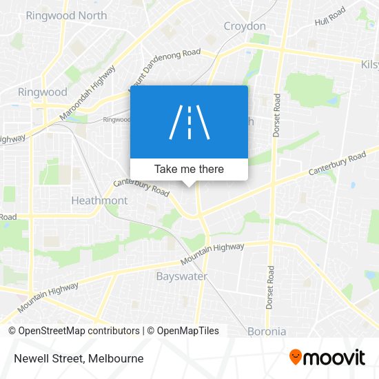 Newell Street map