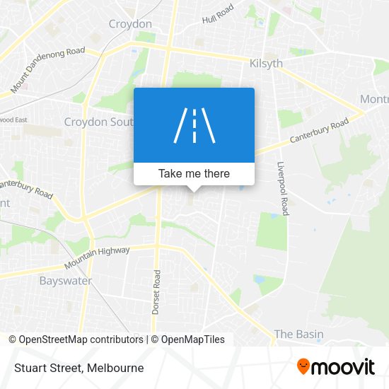 Stuart Street map